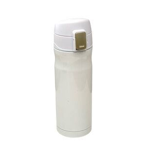DavidsTea Lock Top White Thermos Tea Infuser Travel Bottle